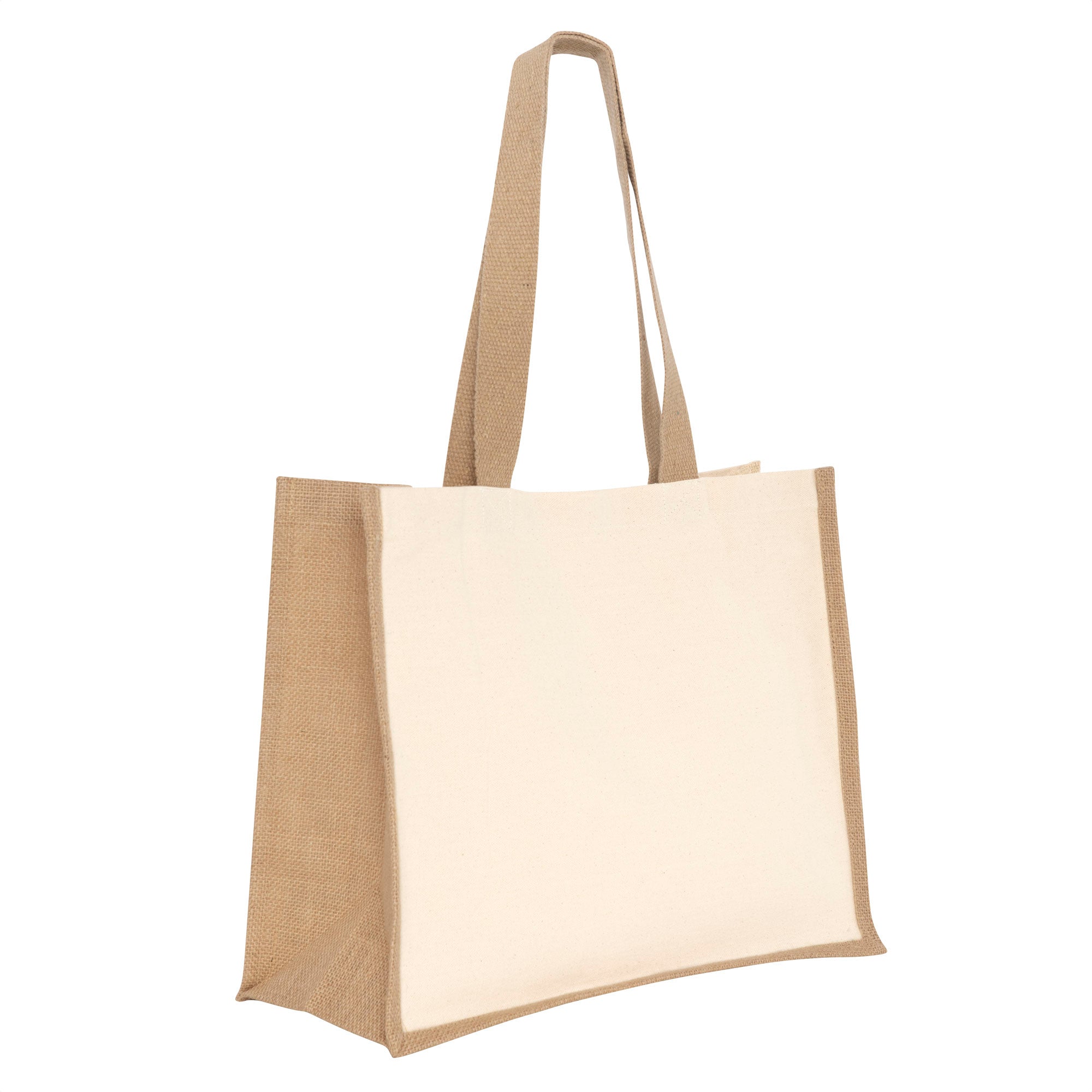 Bolsa de algodón y yute "YARI" promocional personalizable